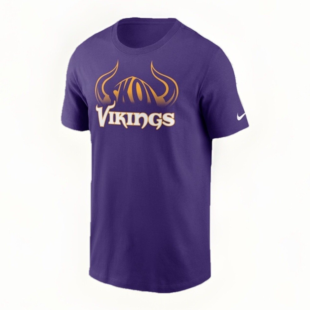 Nike Minnesota Vikings Men's Hometown Collection Helmet T-Shirt, SKOL, Large
